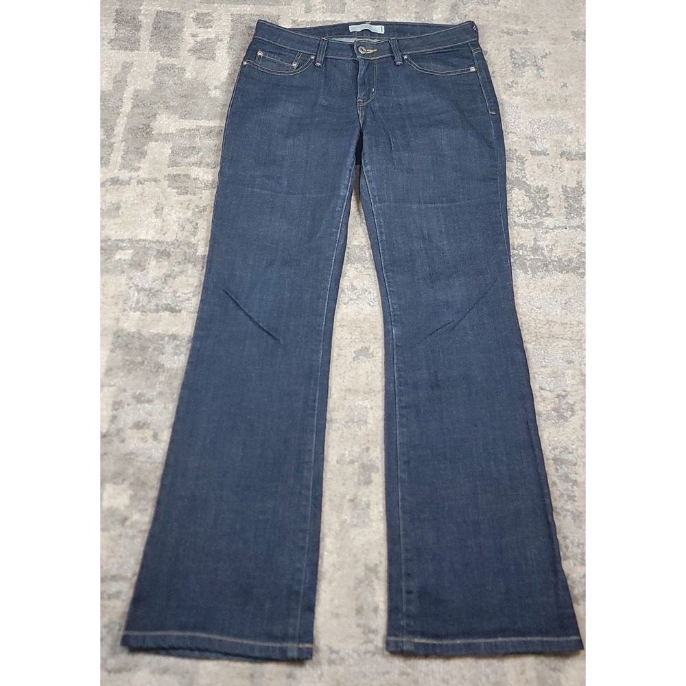 Levis 545 Low Bootcut Women's Flap Back Pockets Blue Low-Rise Jeans Sz 8 32x30